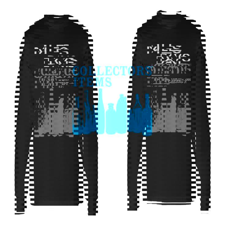 公式マイルス・デイビス ジャズ アイコングッズ コレクターズアイテム 長袖Tシャツ