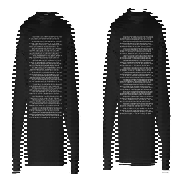 円周率 314 Pi 数学 数式 公式 元素記号 科学 化学式 虚数 素数 周期表 ギーク メンズ キッズ パイ 長袖Tシャツ