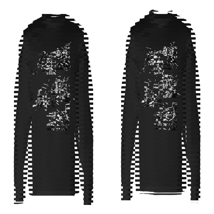 剣道 面白いtシャツ 一本 イラスト 剣道部 剣士 剣術 おもしろ 面白い 服 オリジナル おもしろグッズ ネタ 道場 長袖Tシャツ