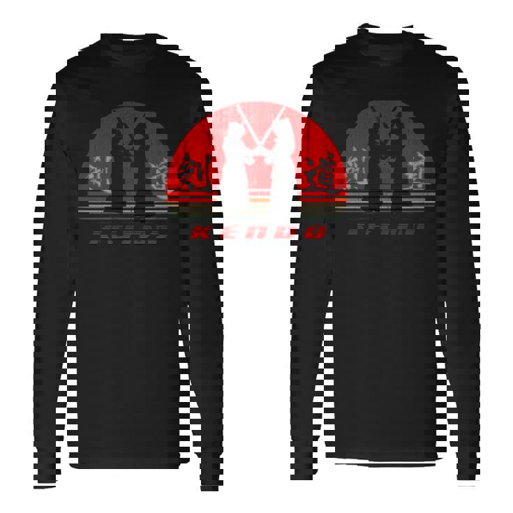 剣道、ヴィンテージスタイル 長袖Tシャツ