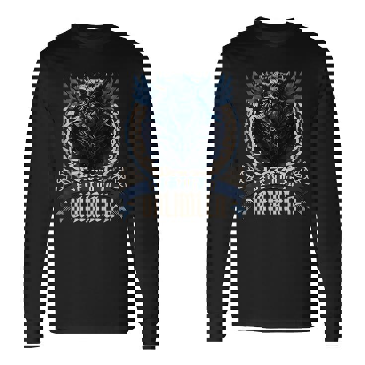 北欧の戦士ヴァルハラ北欧神話オーディン北欧人バイキング 長袖Tシャツ