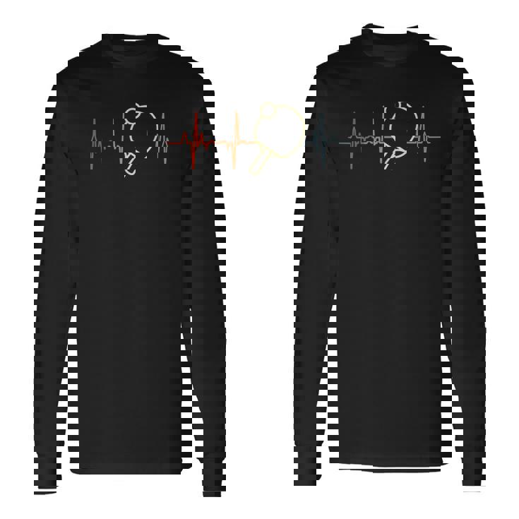 卓球 ハートライン ピンポン ハートビート 長袖Tシャツ