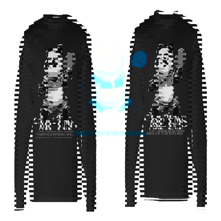 卓球 パンダ 卓球 長袖Tシャツ