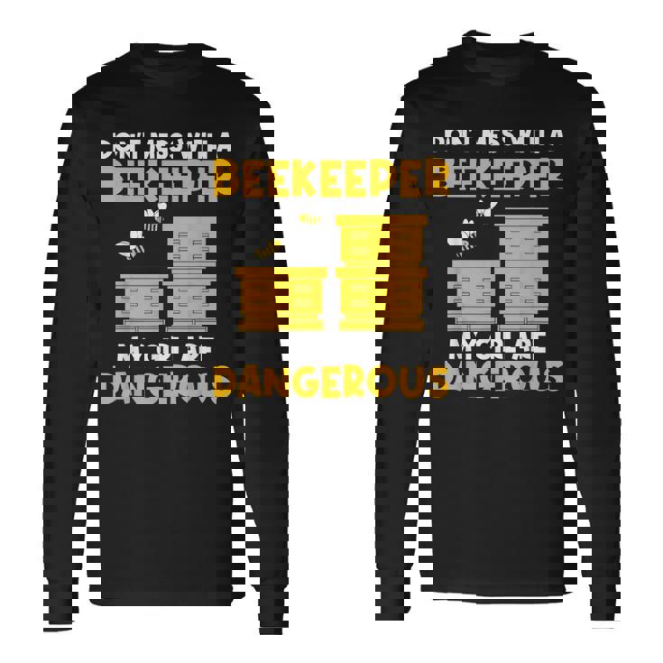 収穫養蜂家 これらを植えてミツバチを救いましょう 長袖Tシャツ