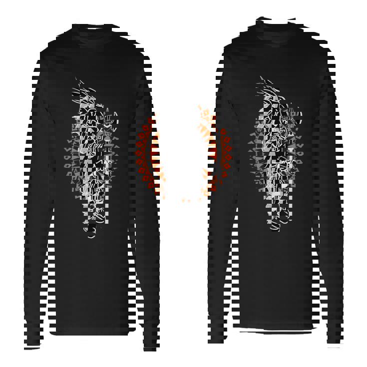 古代 エスニック アステカ インド人 人々 考古学 国家 長袖Tシャツ ギフトのアイデア