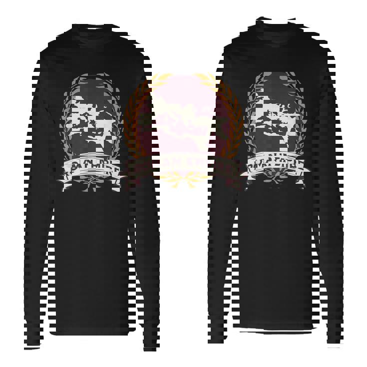 古代ローマのローマ帝国領土 長袖Tシャツ