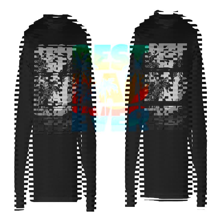 史上最高のお父さん 長袖Tシャツ