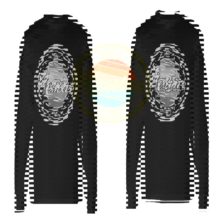 史上最高のマッシモのファーストネームマッシモの面白い言い方 長袖Tシャツ