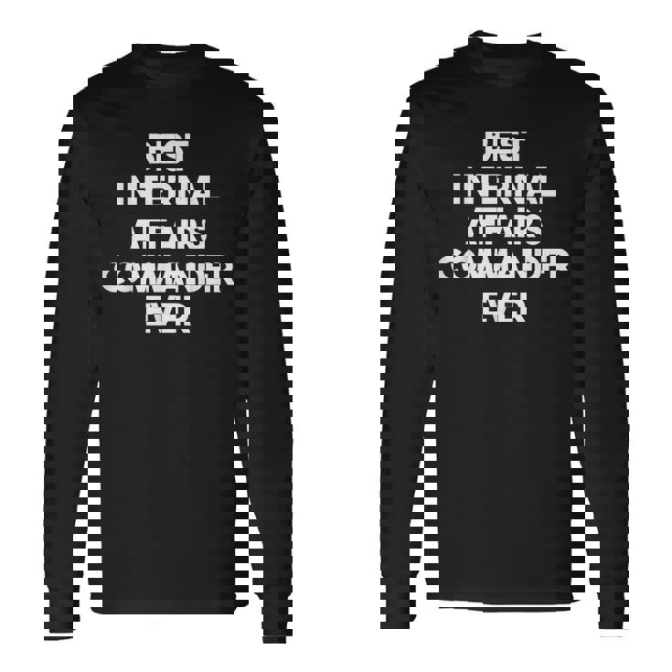 史上最高の総務司令官 長袖Tシャツ