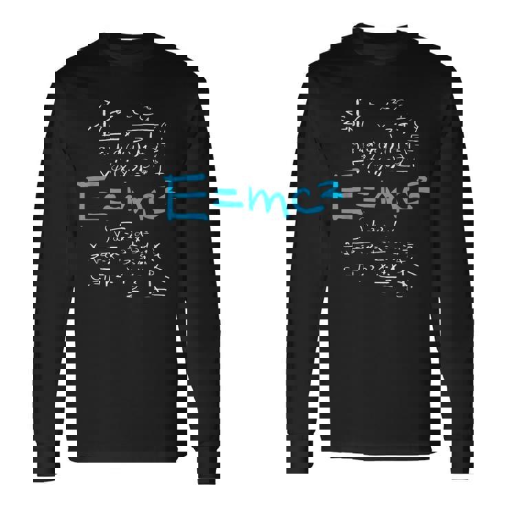 同等フォーミュラ EMc2 質量エネルギー 長袖Tシャツ