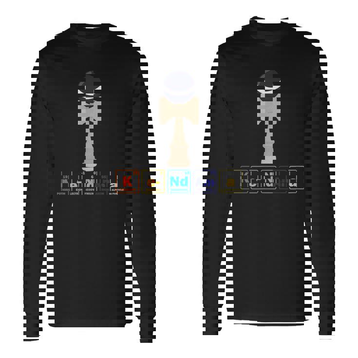 周期表 けん玉 長袖Tシャツ