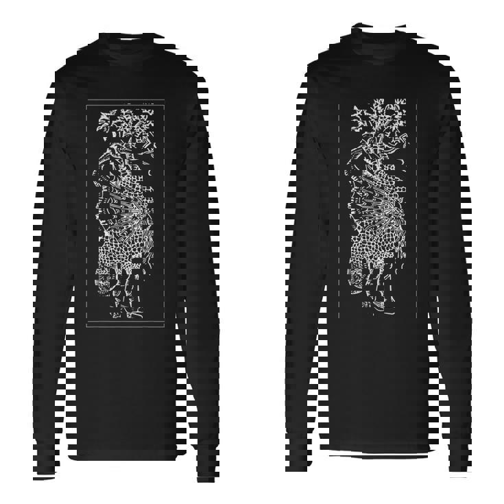 哲学者マーキュリー 魔法 錬金術 神秘主義 ヴィンテージ レトロ Mercury Philosopher Magic 長袖Tシャツ