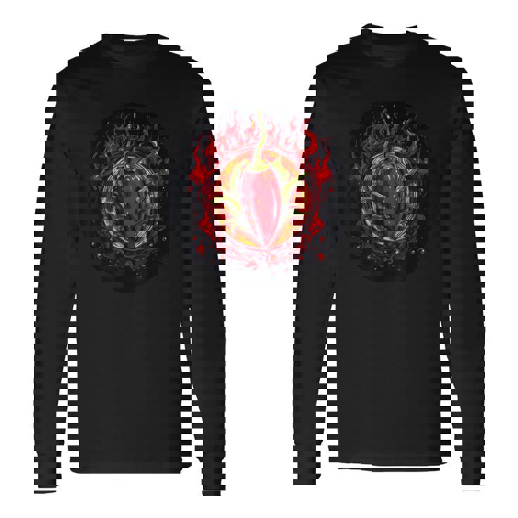 唐辛子のコスチューム好きのための唐辛子入りホットスパイス 長袖Tシャツ