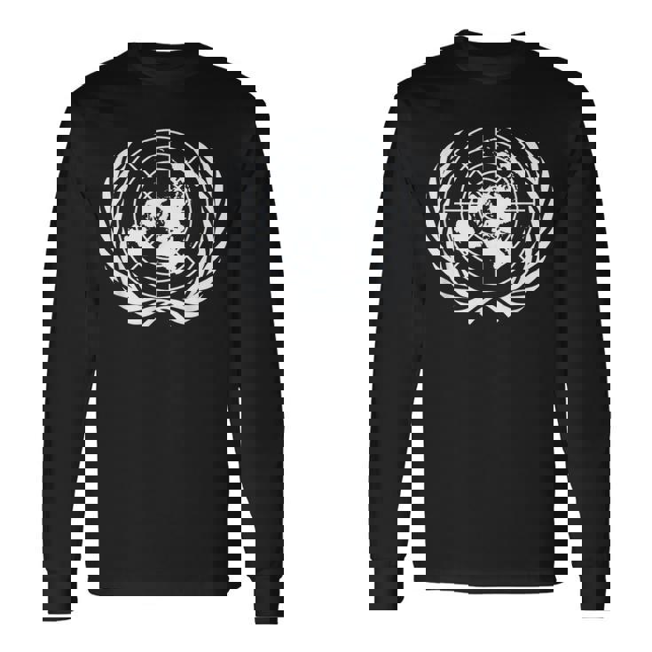 国連国旗 長袖Tシャツ ギフトのアイデア