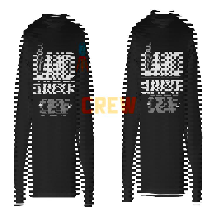 土地家屋調査士 クルー 土地家屋調査士 測量 土地家屋調査士 長袖Tシャツ