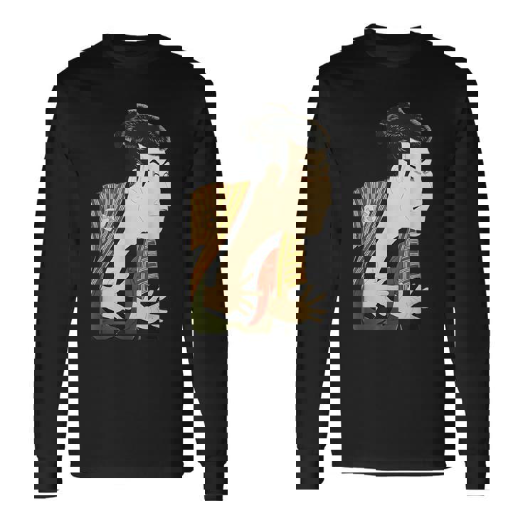 大谷鬼次の奴江戸兵衛 演 長袖Tシャツ