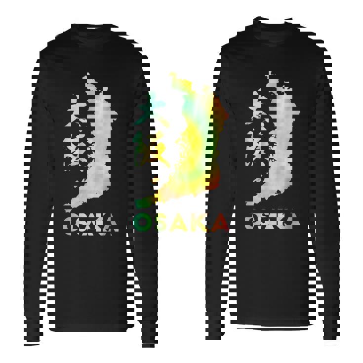 大阪 面白tシャツ 大阪府 面白いtシャツ 文字入り メンズ おもしろ 面白い 服 オリジナル おもしろグッズ ネタ 長袖Tシャツ