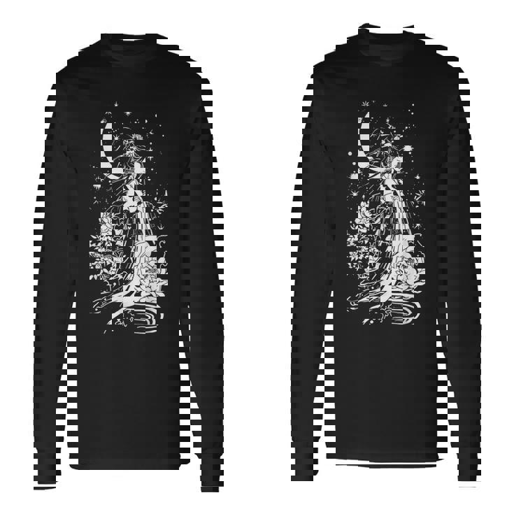 天照 天神 魔術 日本 神 長袖Tシャツ