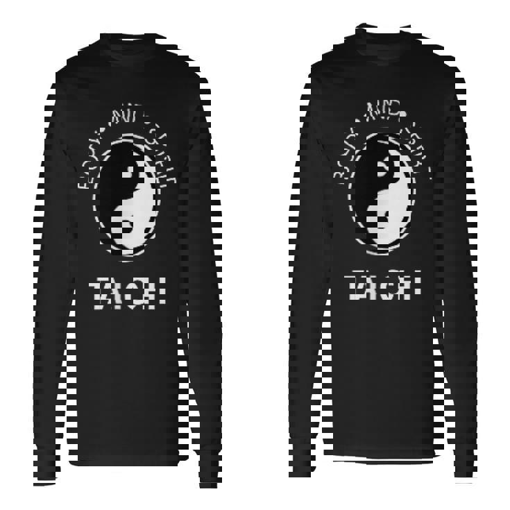 太極拳の心と体の健康のための陰陽師 長袖Tシャツ ギフトのアイデア
