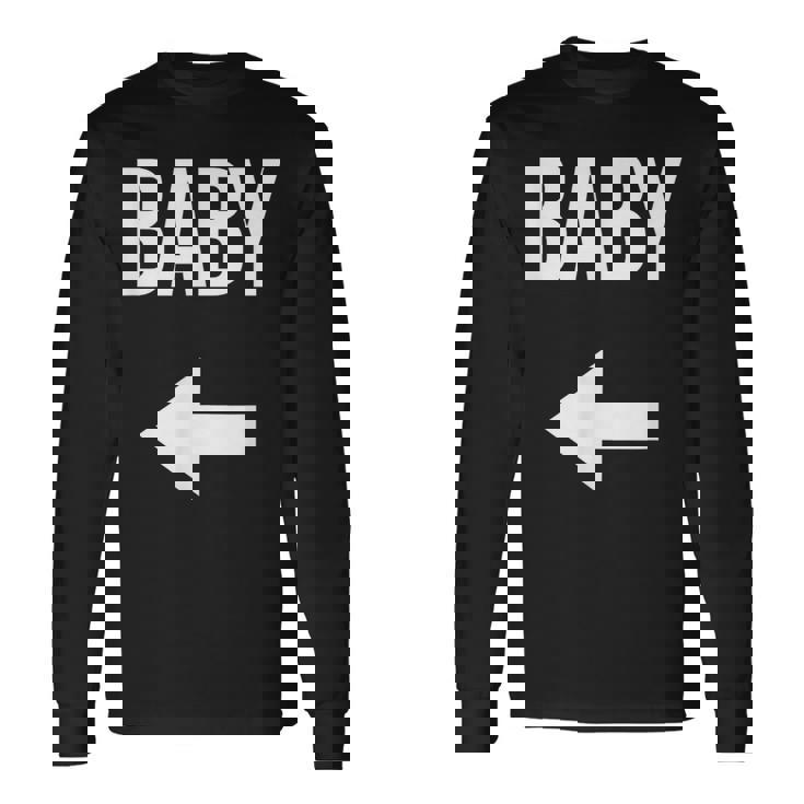 妊娠発表 サプライズ ママとパパ シャツ お父さん用 長袖Tシャツ