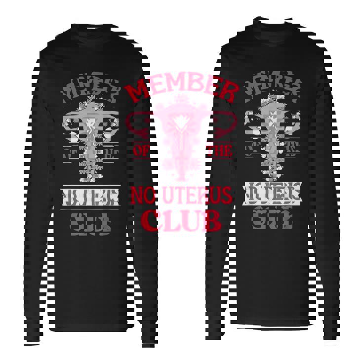 子宮摘出術の生存者 長袖Tシャツ ギフトのアイデア