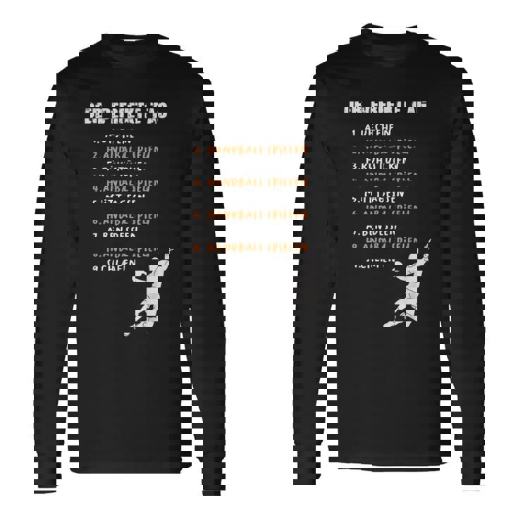 完璧なデイハンドボール、ハンドボールプレーヤー、ハンドボール 長袖Tシャツ