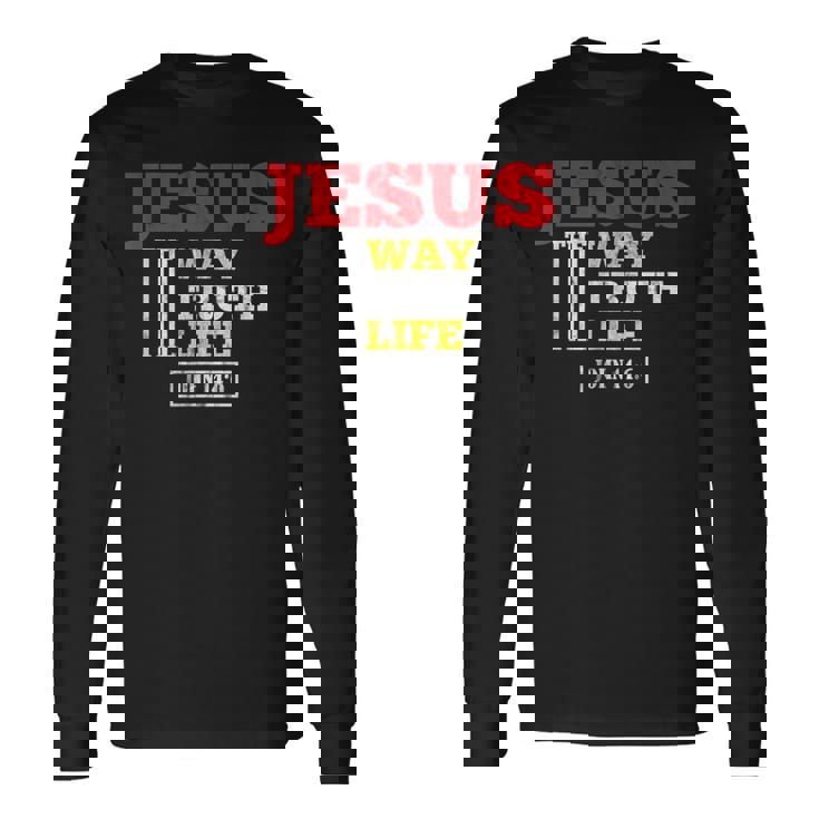 宗教信仰の信仰のためのキリスト教の聖句 長袖Tシャツ