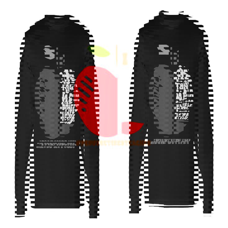 定年退職 教師人生 私は来た 教えられた 愛された 可笑しな定年退職 長袖Tシャツ