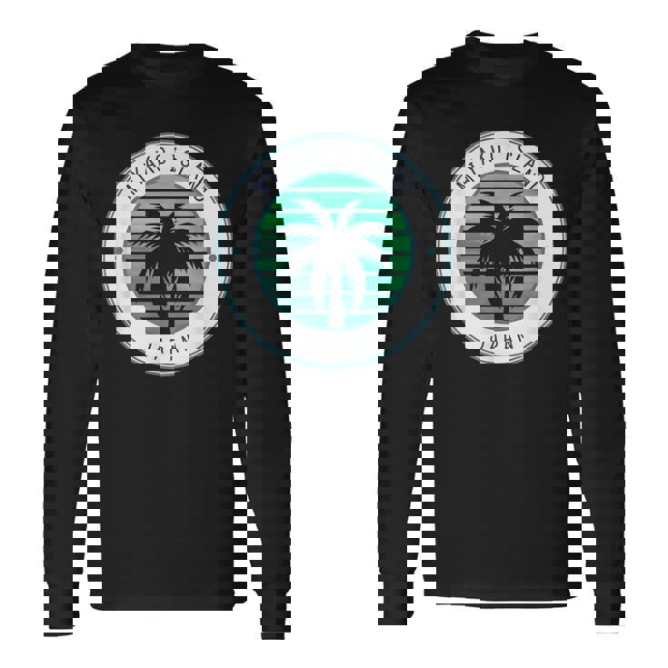 宮古島日本ホリデー旅行休日 長袖Tシャツ