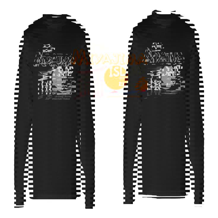 宮島 日本 長袖Tシャツ