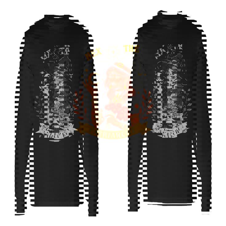 家父長制フェミニスト魔女の美学の六角 長袖Tシャツ