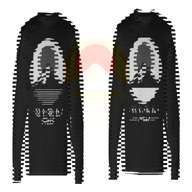 富士吉田 日本 長袖Tシャツ