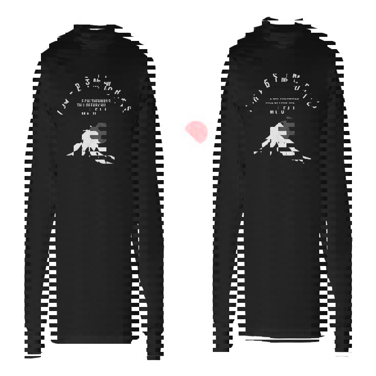 富士山 美しい 日本の山 おしゃれ 朝日 日の出 想い出 お土産 長袖Tシャツ