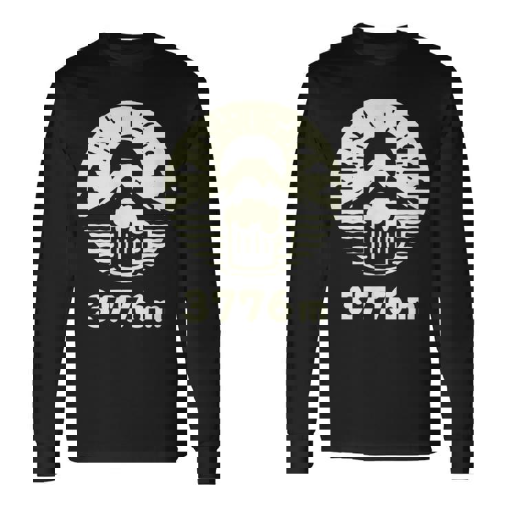 富士山3776ｍ 長袖Tシャツ