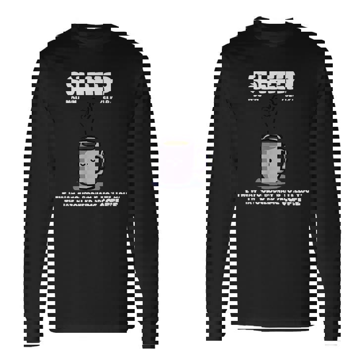 寝るマグカップ 長袖Tシャツ ギフトのアイデア