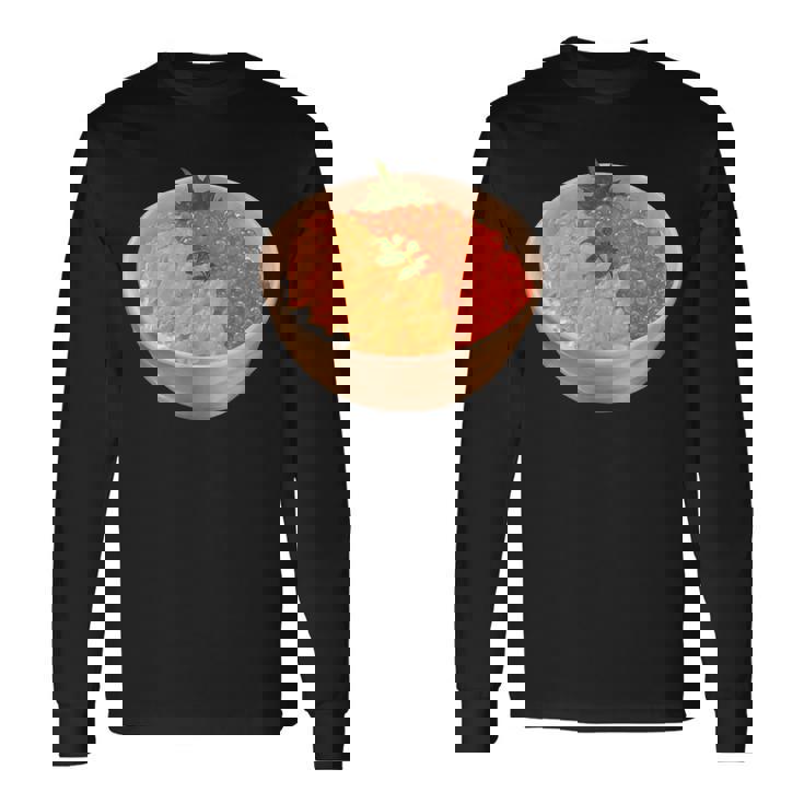 寿司ユニ いくらどんぶり 丼 和食 長袖Tシャツ