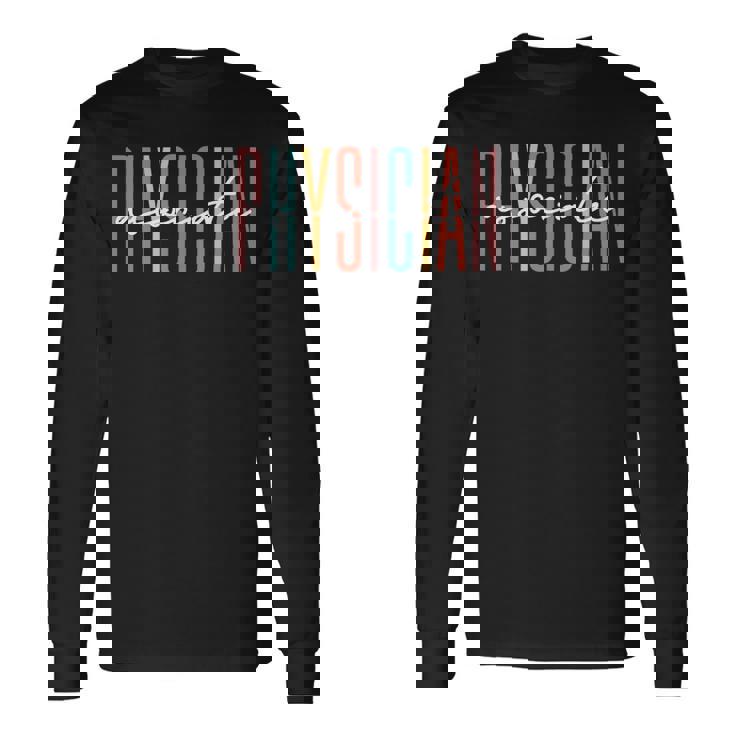 将来の医療サービス業界プロバイダー卒業 長袖Tシャツ