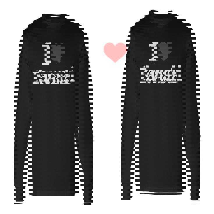 川崎市 I Heart Kawasaki I Love Kawasaki 長袖Tシャツ