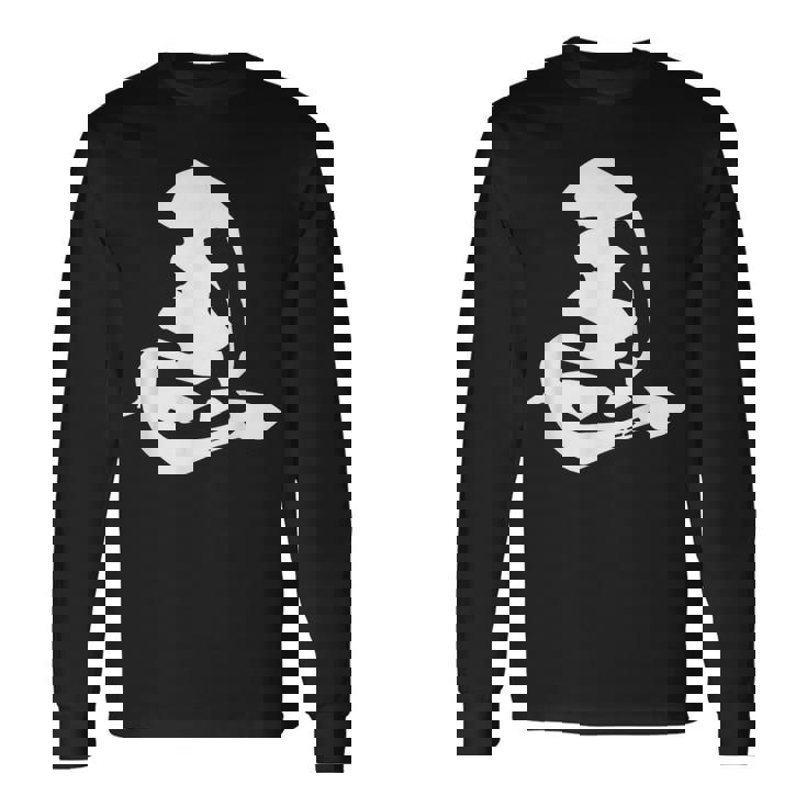 左馬 将棋 文字入り 長袖Tシャツ