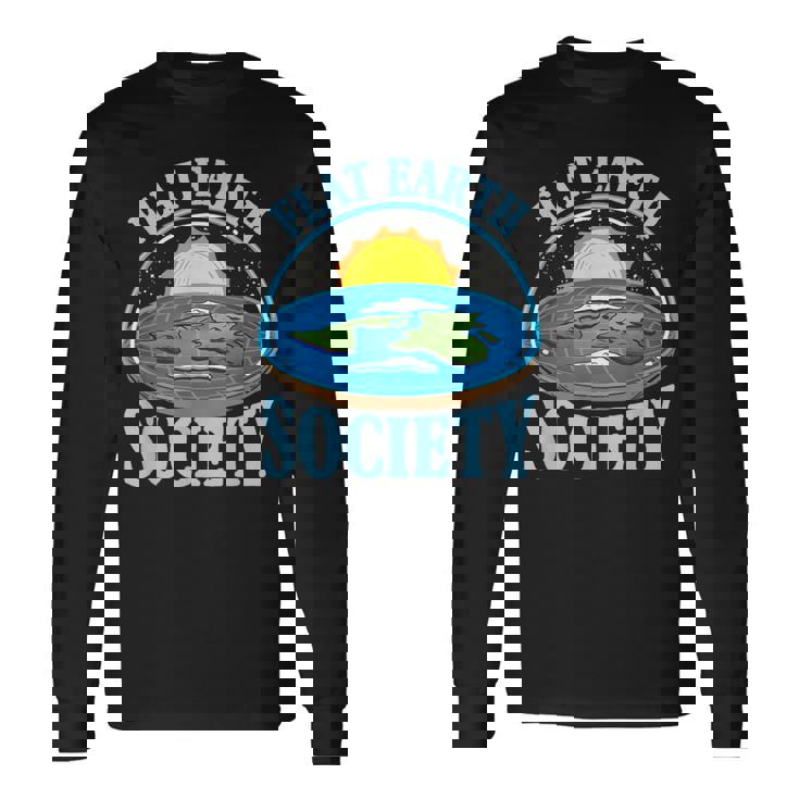 平地球協会フラットアーサー 長袖Tシャツ