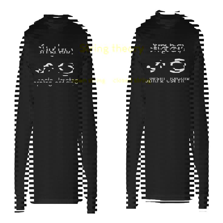 弦理論、物理学の原理概念 長袖Tシャツ