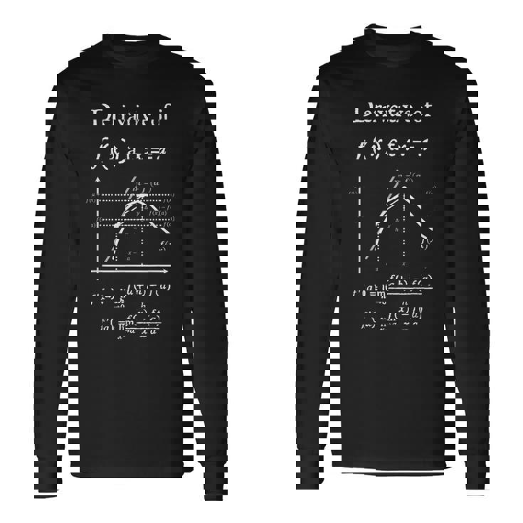 微分限界微積分のオタク定義 数学教師 長袖Tシャツ