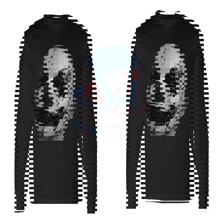 怖い顔 長袖Tシャツ