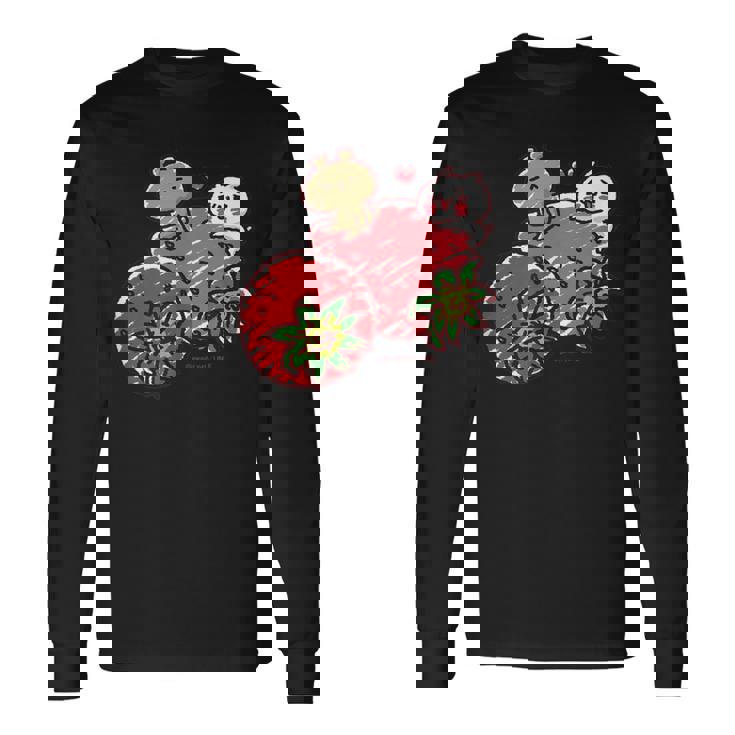 愛しすぎて大好きすぎる。いちご 長袖Tシャツ