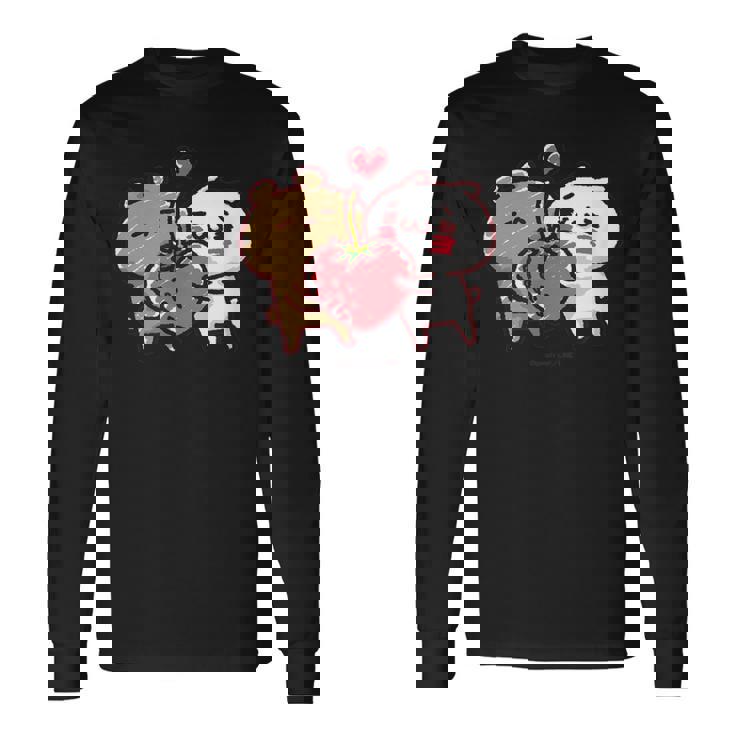 愛しすぎて大好きすぎる。いちご２ 長袖Tシャツ