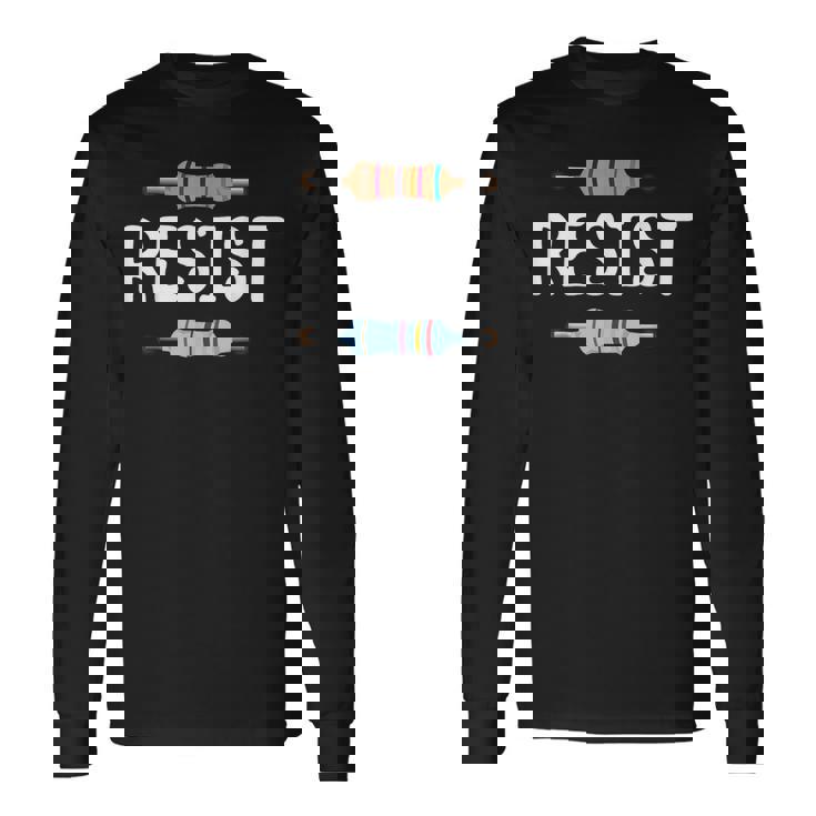 抵抗器 抵抗 物理学 学生 未来物理学 長袖Tシャツ