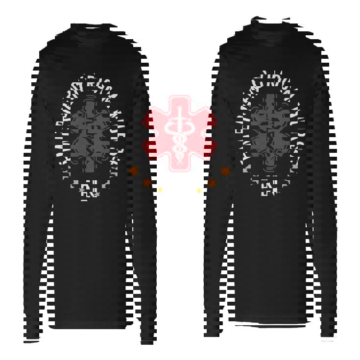 救急科 救急看護師 救急室 En ナース 長袖Tシャツ