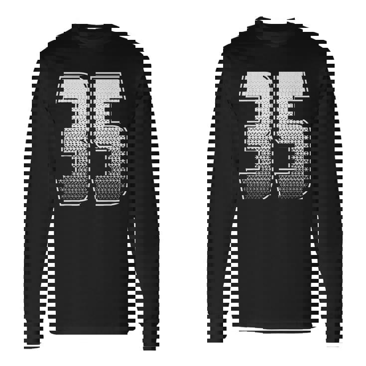 数字 35 サーティファイブ 長袖Tシャツ