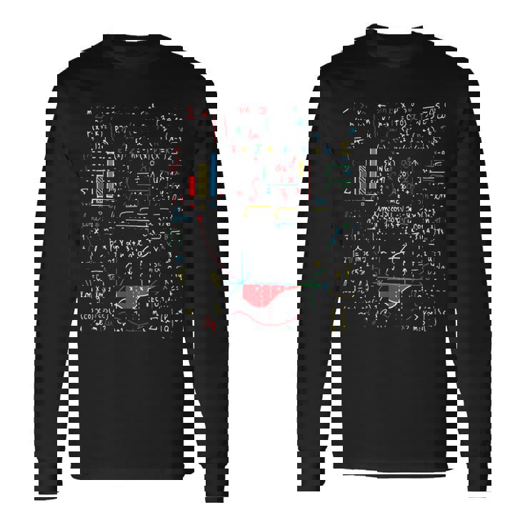 数学 先生 理科 大学 学校 ギフト プライマリー 算数 長袖Tシャツ