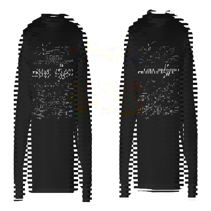 数学シュレディンガー方程式 長袖Tシャツ